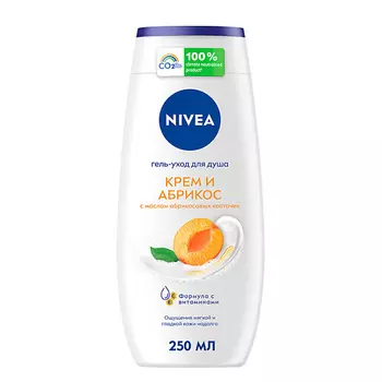 NIVEA Гель-уход для душа Крем и Абрикос