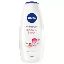 NIVEA Гeль-уход для душа Крем и Роза