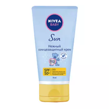 NIVEA Нежный солнцезащитный крем для детей от 0 до 36 месяцев СЗФ 50