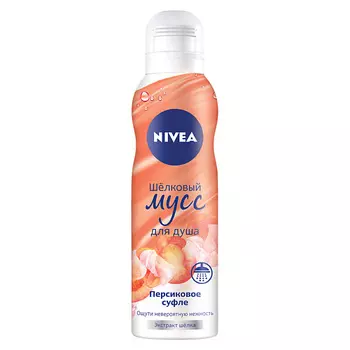 NIVEA Шелковый мусс для душа Nivea "Персиковое суфле"