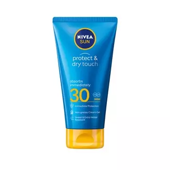 NIVEA Солнцезащитный крем-гель для тела Nivea "Защита и Легкость" сверхводостойкий, SPF 30