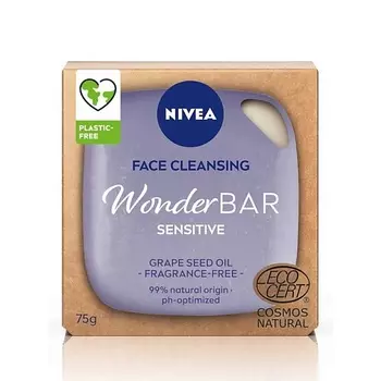 NIVEA Твердое средство для умывания NIVEA WonderBAR Sensitive базовое ежедневное очищение кожи