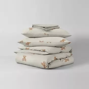 НОЧЬ НЕЖНА Комплект постельного белья Тедди Бэби 40х60