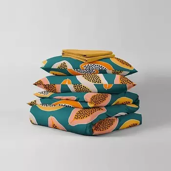 НОЧЬ НЕЖНА Комплект постельного белья Папайя 1.5-спальный 70х70