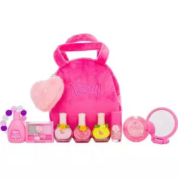 NOMI ПОДАРОЧНЫЙ НАБОР ДЕТСКОЙ КОСМЕТИКИ "СУМОЧКА ПЛЮШЕВОЕ СЕРДЕЧКО №3"