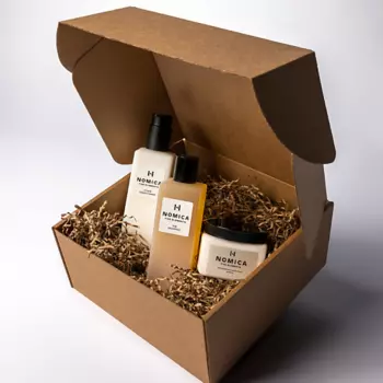 NOMICA Подарочный набор для ухода за волосами шампунь, кондиционер и питательная маска для волос