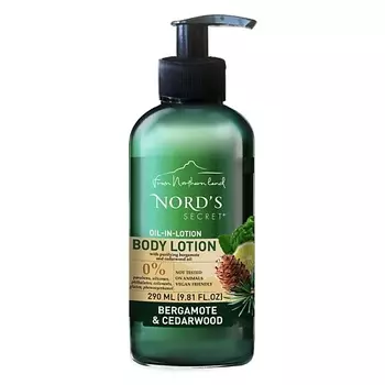 NORD'S SECRET Лосьон для тела с эфирным маслом Бергамот и кедр