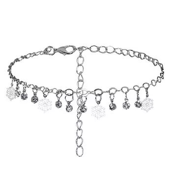NOTHING BUT LOVE Браслет на ногу "Снежинка"
