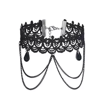 NOTHING BUT LOVE Чокер в готическом стиле "Камни и Цепи"