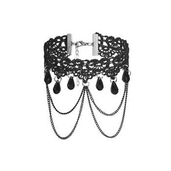 NOTHING BUT LOVE Чокер в готическом стиле "Камни и Цепи"