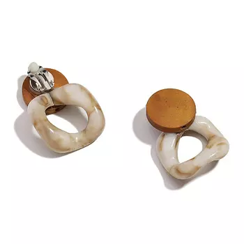 NOTHING BUT LOVE Клипсы "Лунный камень"