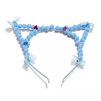 NOTHING BUT LOVE Ободок "Черная кошка, белый кот"