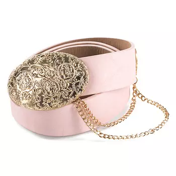 NOTHING BUT LOVE Ремень женский из эко-кожи с массивной пряжкой "Леди-босс"