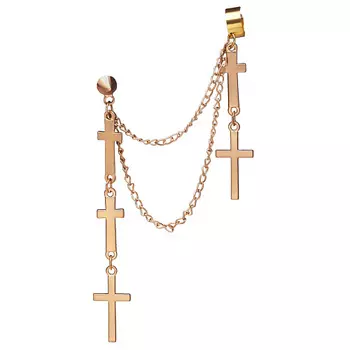 NOTHING BUT LOVE Серьга Кафф "Кресты"