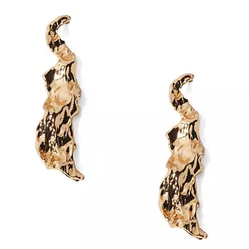 NOTHING BUT LOVE Серьги "Металлический поток"