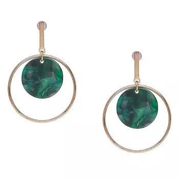 NOTHING BUT LOVE Серьги "Мраморное полнолуние"