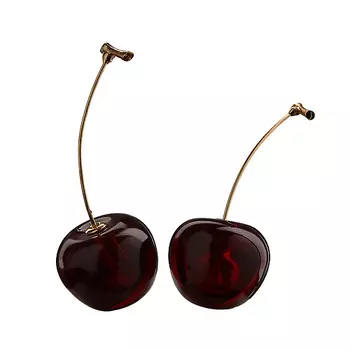 NOTHING BUT LOVE Серьги "Вишенка на торте"