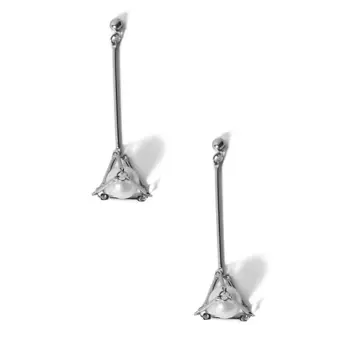 NOTHING BUT LOVE Серьги "Жемчужная пирамида"