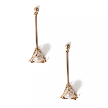 NOTHING BUT LOVE Серьги "Жемчужная пирамида"