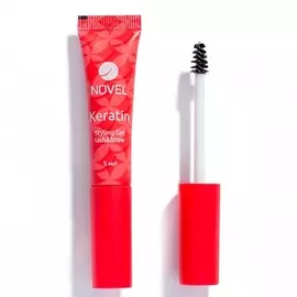 NOVEL Keratin Styling Gel Lash&Brow Уходовое средство за ламинированными ресницами 5.0