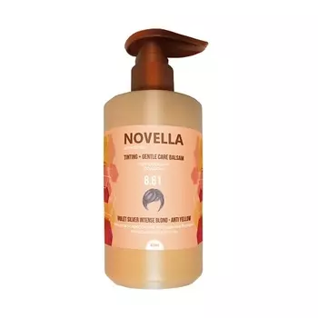 NOVELLA ABRIKOSOVA Бальзам оттеночный ANTI YELLOW Фиолетово - серебристый насыщенный блонд