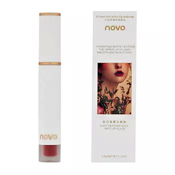 NOVO Помада для губ LIGHT FEATHER жидкая