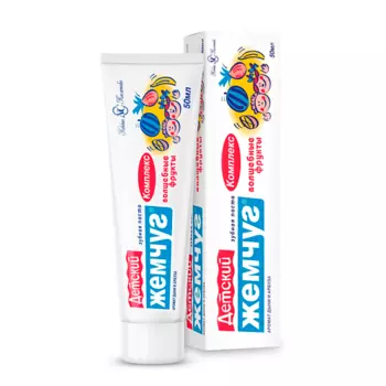 НОВЫЙ ЖЕМЧУГ Зубная паста Детская Волшебные фрукты 50.0