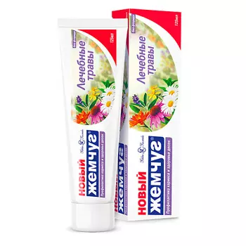 НОВЫЙ ЖЕМЧУГ Зубная паста Лечебные травы 125.0