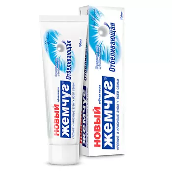 НОВЫЙ ЖЕМЧУГ Зубная паста Отбеливающая 100.0