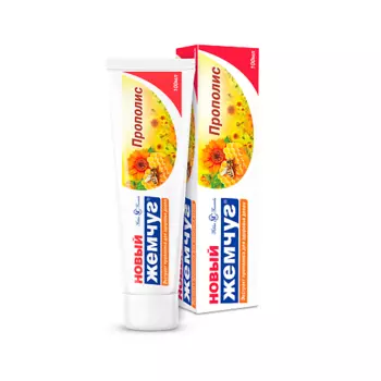 НОВЫЙ ЖЕМЧУГ Зубная паста Прополис 100.0