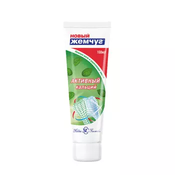 НОВЫЙ ЖЕМЧУГ Зубная паста с Лёгким ароматом Мяты 100.0
