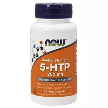 NOW 5-HTP (L-5-гидрокситриптофан) 200 мг