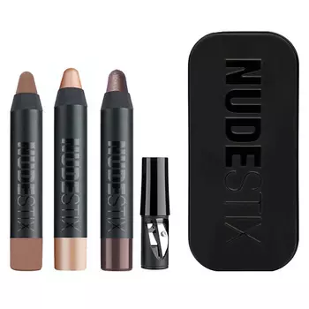 NUDESTIX Набор для макияжа глаз Bright Nude Eyes