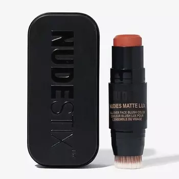 NUDESTIX Универсальные кремовые румяна-стик Nudies Matte Lux с матовым финишем