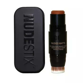 NUDESTIX Универсальный кремовый бронзер-стик Nudies Matte All Over Bronze Color