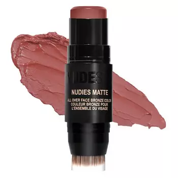 NUDESTIX Универсальный кремовый бронзер-стик Nudies Matte All Over Bronze Color