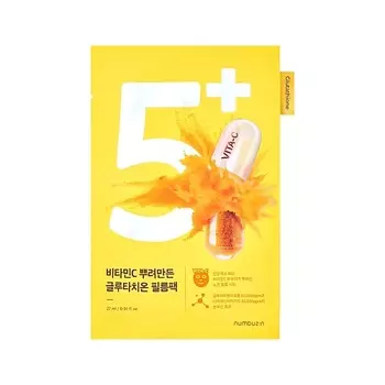 NUMBUZIN Маска для лица с витаминным комплексом выравнивающая тон кожи