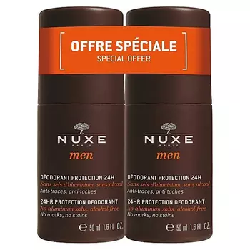 NUXE Набор роликовых дезодорантов для мужчин Men24HR Protection Deodorant
