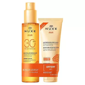 NUXE Набор Sun Care: Солнцезащитный спрей SPF30 + Лосьон после загара