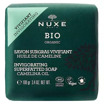 NUXE Органическое мыло с маслом камелии BIO Organic Invigorating Superfatted Soap