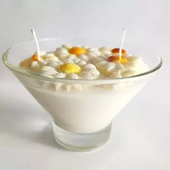 NYASHNYASH Ароматическая свеча "Белый сад" 200