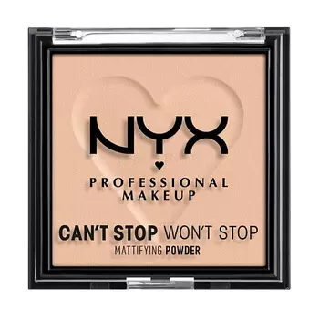 NYX Professional Makeup NYX PROFESSIONAL MAKEUP Компактная матирующая пудра Can't Stop Won't Stop