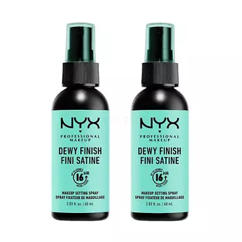 NYX Professional Makeup NYX PROFESSIONAL MAKEUP Набор спреев для фиксации макияжа Dewy Finish Setting Spray Set