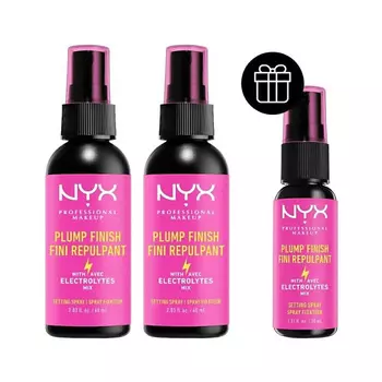 NYX Professional Makeup NYX PROFESSIONAL MAKEUP Набор спреев для фиксации макияжа Plump Finish Setting Spray Set