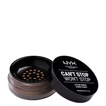 NYX Professional Makeup NYX PROFESSIONAL MAKEUP Пудра для фиксации макияжа Can't Stop Won't Stop