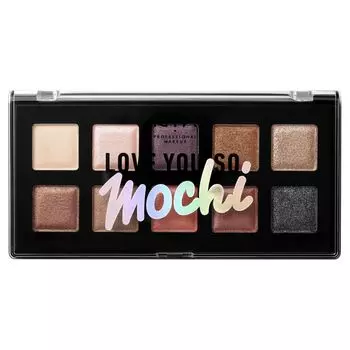 NYX Professional Makeup Палетка теней для век. LOVE YOU SO MOCHI EYESHADOW PALETTE