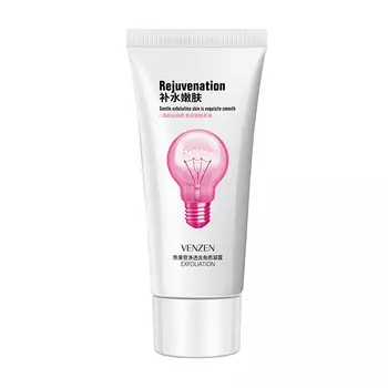 VENZEN Мягкий пилинг-скатка для лица с экстрактом алоэ и арбутином 60