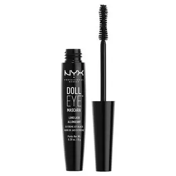 NYX Professional Makeup Влагостойкая тушь с эффектом накладных ресниц. DOLL EYE MASCARA LONG LASH