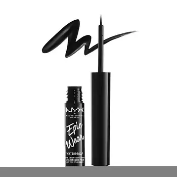 NYX Professional Makeup Водостойкий матовый лайнер для глаз EPIC WEAR EYE &amp; BODY LIQUID LINER