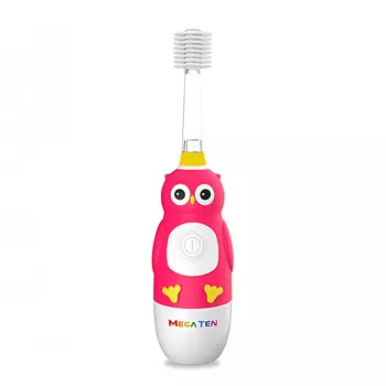 MEGA TEN Детская электрическая зубная щетка KIDS SONIC Совушка